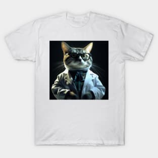 Cat People - Smart Science Cat T-Shirt